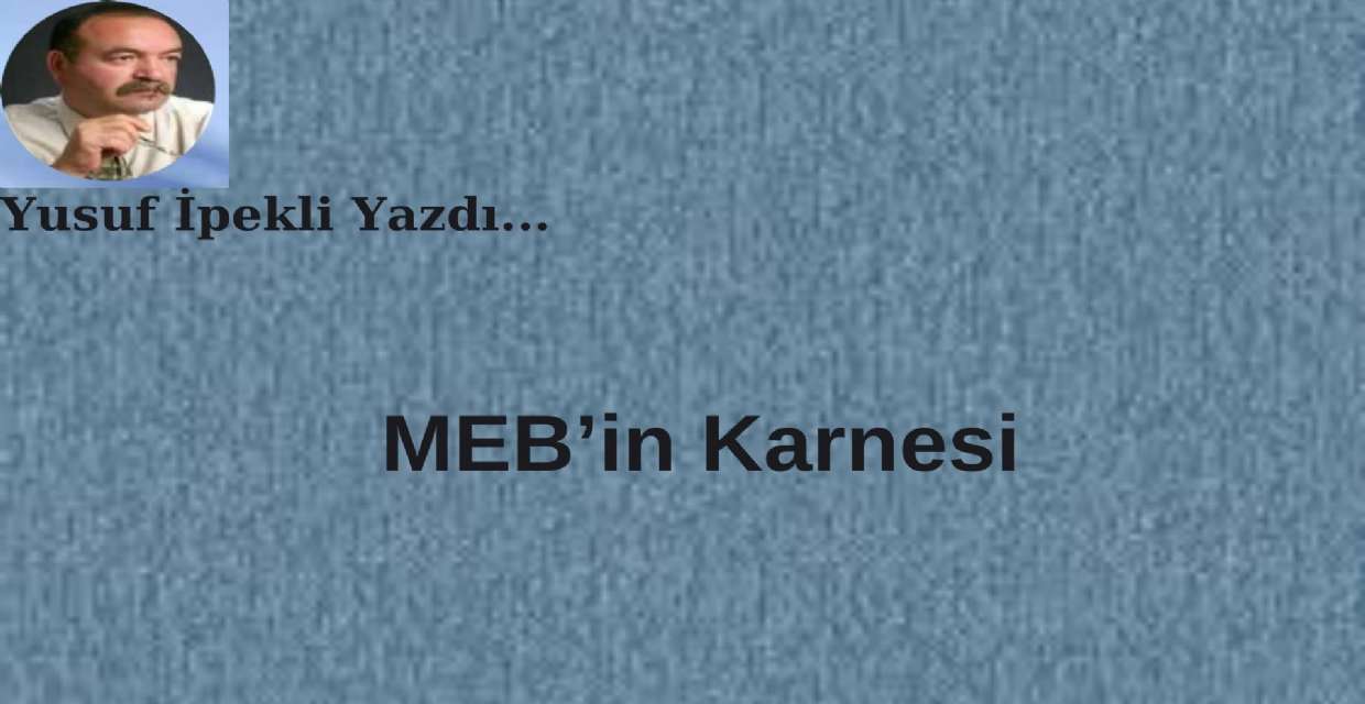 MEB'in Karnesi
