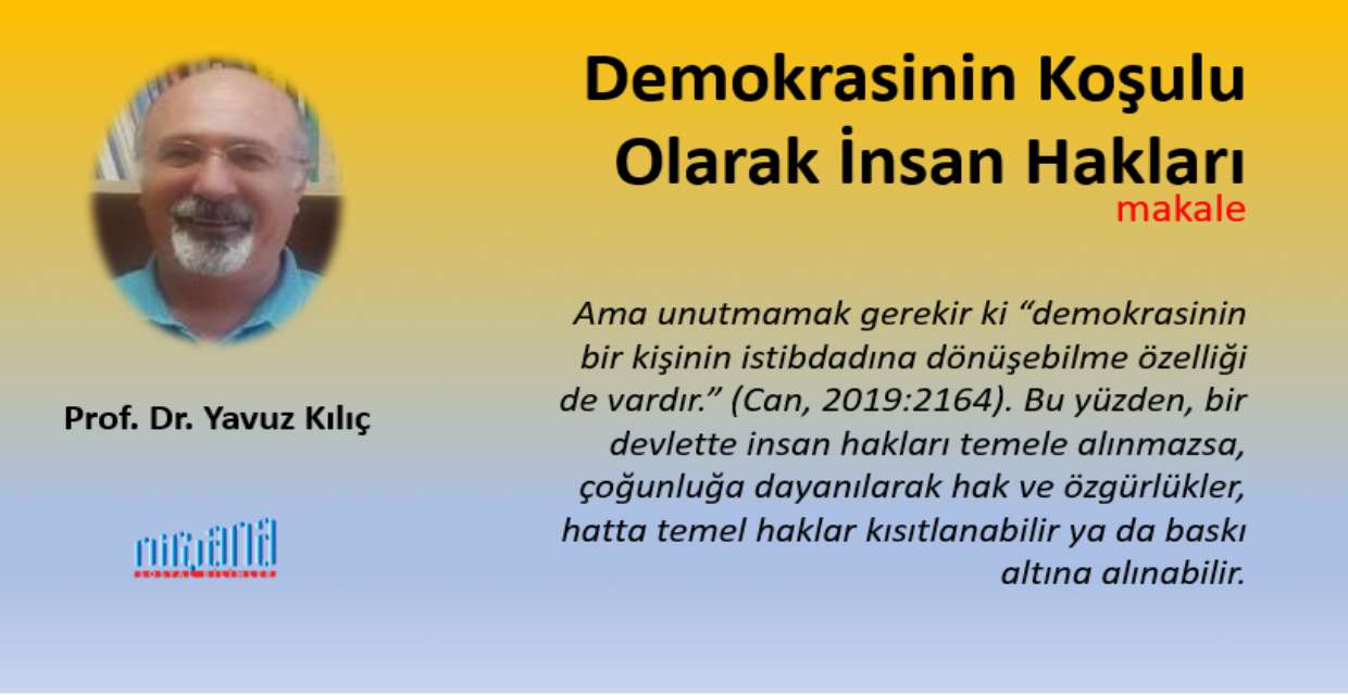 Demokrasinin Koşulu Olarak İnsan Hakları